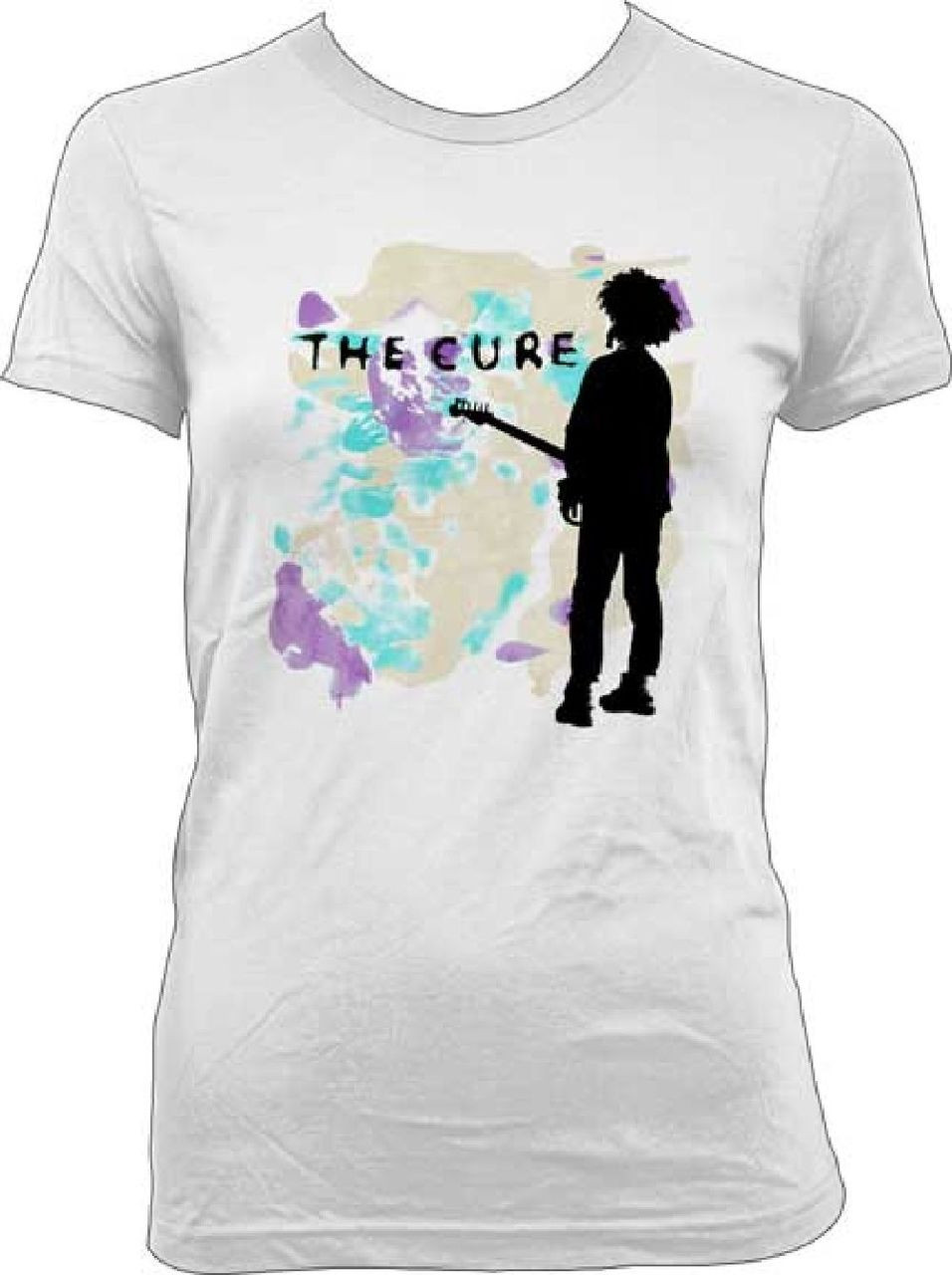 the cure band t shirt vintage
