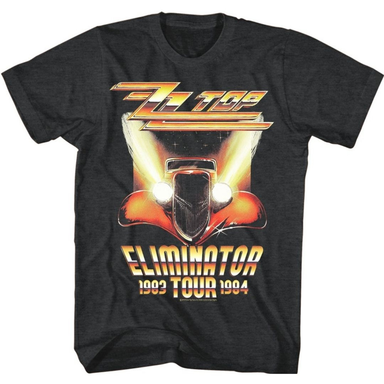 ZZ Top Eliminator Tour 1983-1984 Men's Unisex Concert T-shirt