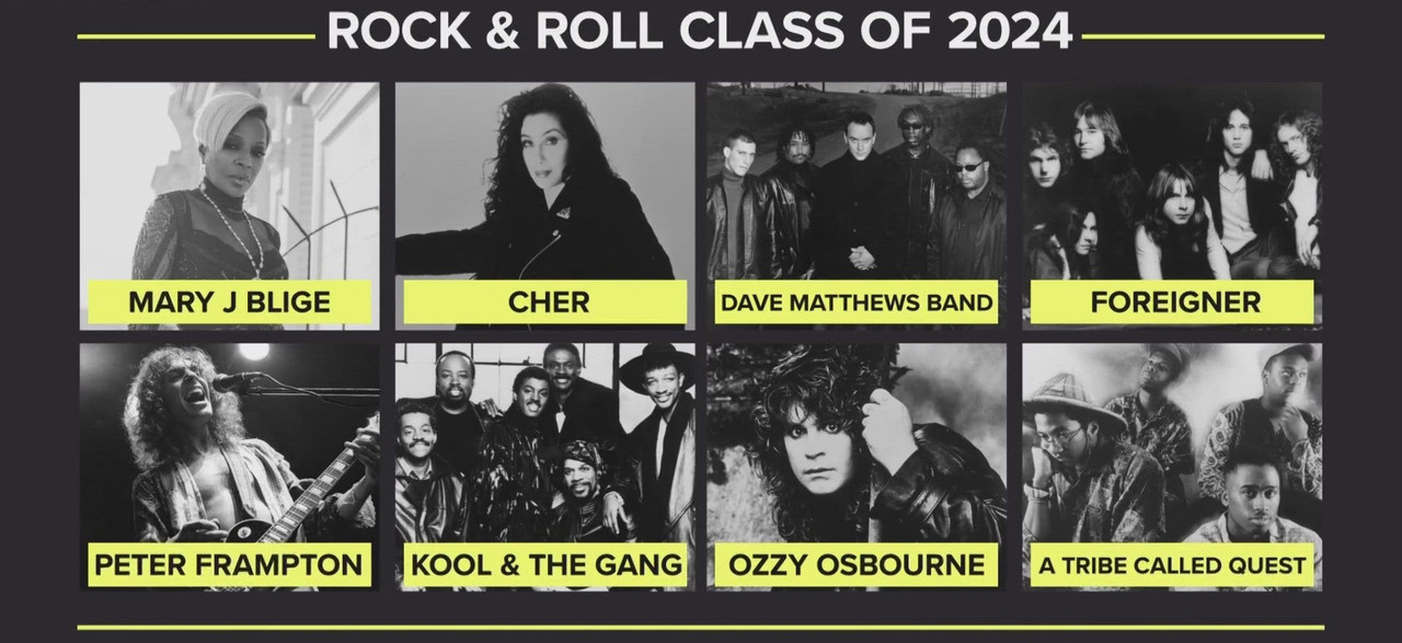 2024 ROCK AND ROLL HALL OF FAME INDUCTEES ANNOUNCED 2024 ROCK AND ROLL HALL OF FAME INDUCTEES ANNOUNCED