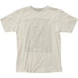 Joy Division Unknown Pleasures Album Cover Artwork Men's Unisex White Vintage Fashion T-shirt