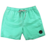 Maui and Sons Surf Skate Streetwear Clothing Apparel Lifestyle Brand Party On Men's Mint Green Pool Shorts - front