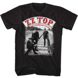 ZZ Top The Tonnage Tour Men's Unisex Black Concert T-shirt