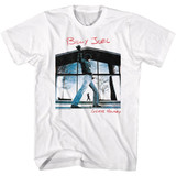 Billy Joel Glass Houses Album Cover Artwork Men's Unisex White Fashion T-shirt