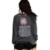 The Black Crowes Sho' Nuff 1998 Tour Women's Black Vintage Fashion Concert Sweatshirt by Recycled Karma -back