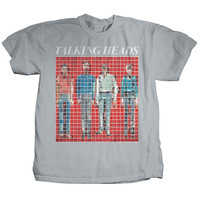 Talking Heads More Songs About Buildings and Food Album Cover Artwork Men's Unisex Gray Fashion T-shirt