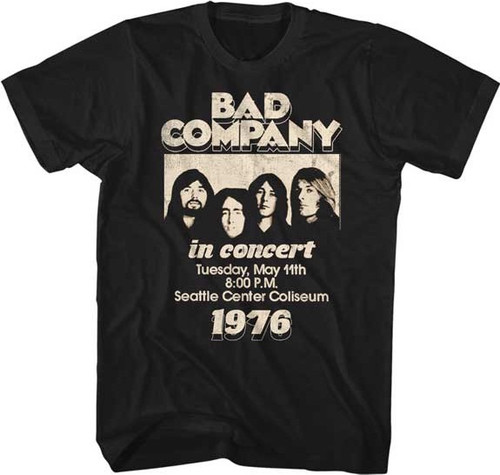 Led Zeppelin May 5 Tampa Stadium Concert Promo Poster Artwork T Shirt