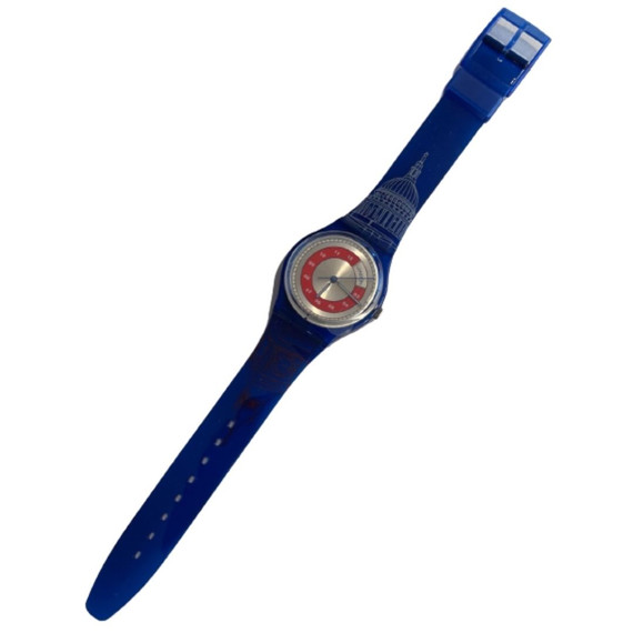 Swatch GN190 London Vintage Unisex Fashion Watch - front