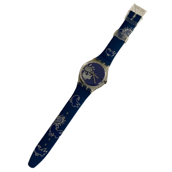 Swatch GK206 Vive La Paix by Corneille Men's Unisex Vintage Limited Edition Artist Special Fashion Watch
