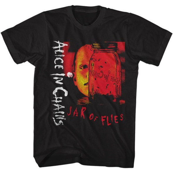 Alice in Chains Jar of Flies Album Cover Artwork Men's Unisex Black Fashion T-shirt