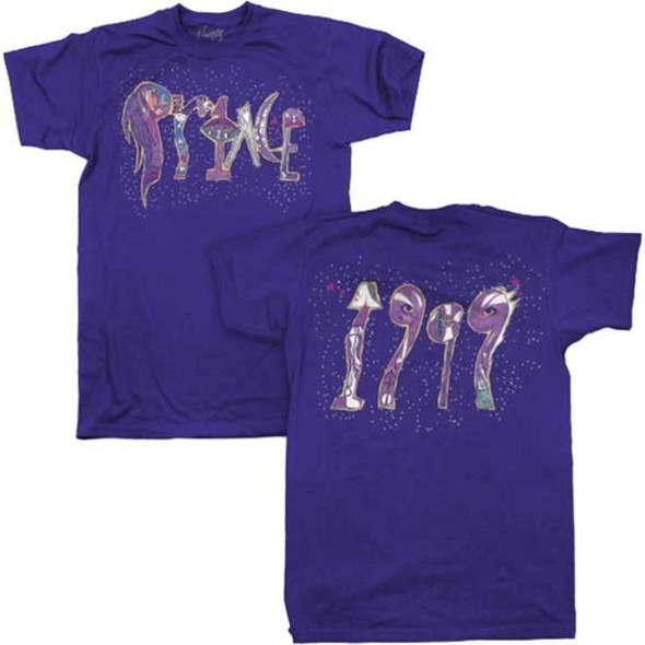 Prince 1999 Album Cover Artwork Men's Unisex Purple Fashion T-shirt