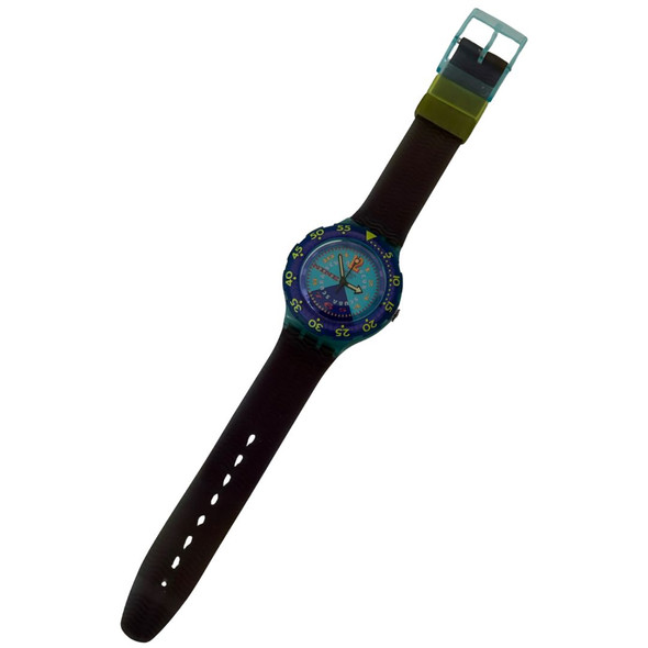 Swatch Scuba 200 SDN106 Bermuda Triangle Vintage Fashion Divers Watch - front