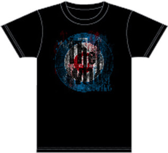 The Who Target Logo Men's Black Vintage T-shirt