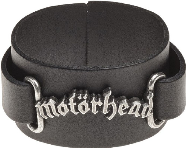 Motorhead Logo Leather Wriststrap Cuff Bracelet