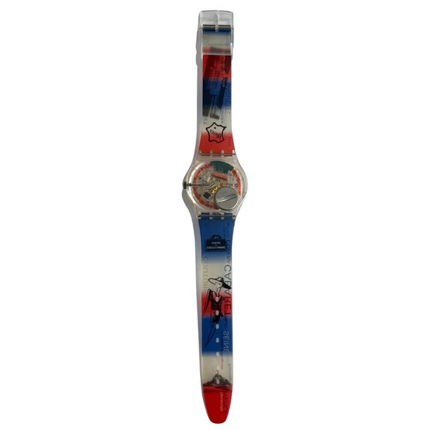 Swatch SKK106SAL Le Salon Access Magic Show Unisex Vintage Fashion Watch - back