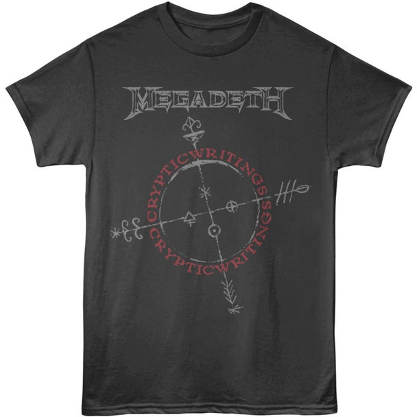 Megadeth Cryptic Writings Album Cover Artwork Men's Unisex Black T-shirt