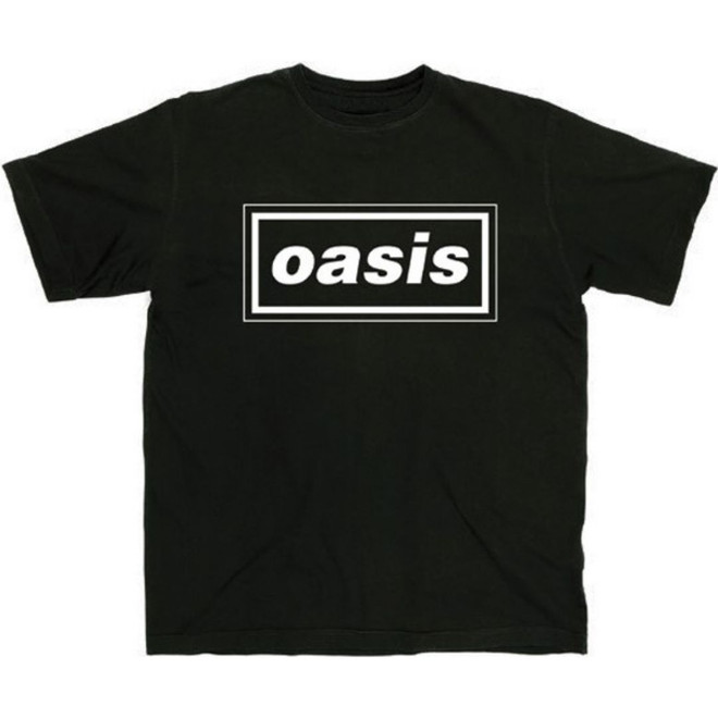 Oasis Band T-shirt - Oasis Logo | Men's Unisex Black Fashion T-shirt