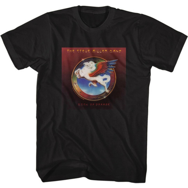 Steve Miller Band Pegasus Logo Women's White Fashion T-Shirt by Chaser