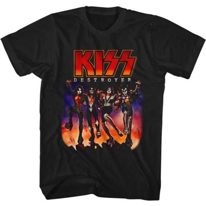 KISS Destroyer Album Cover Artwork Men's Unisex T-shirt