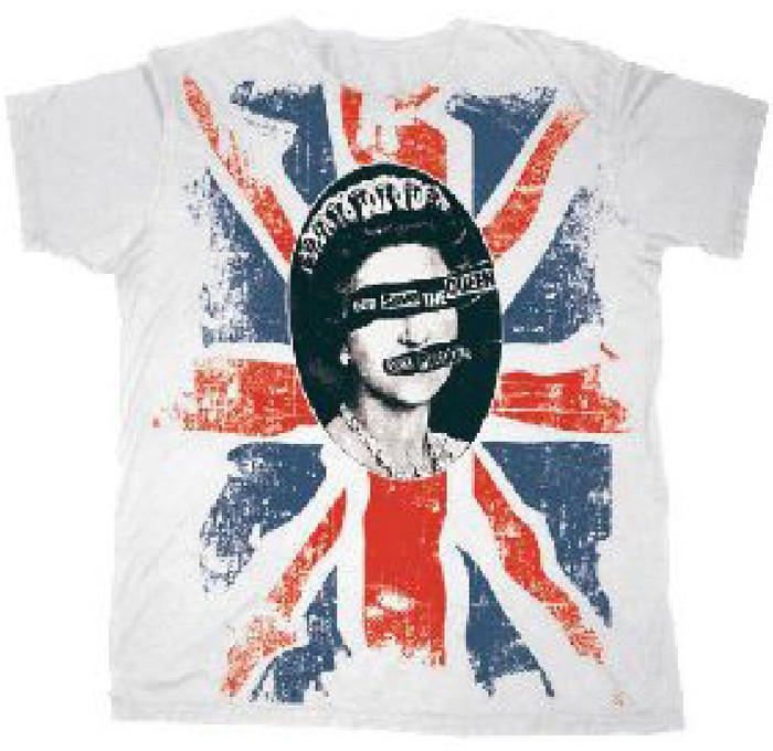 Sex Pistols God Save The Queen Mens Vintage T Shirt Rocker Rags 