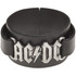 AC/DC ACDC Logo Leather Wrisstrap Bracelet Cuff by Alchemy of England - front