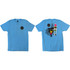 Maui and Sons Surf Skate Streetwear Clothing Apparel Lifestyle Brand Arnold Sharkey Men's Unisex Neon Blue Fashion T-shirt