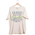 Queen Tour 1980 Women's Unisex White Vintage Distressed Thrifted Fashion Concert T-shirt by LivyLu