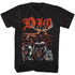 Dio Lock Up the Wolves Album Cover Artwork Men's Unisex Black Vintage Fashion T-shirt