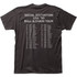 Social Distortion Ball & Chain 1990 USA Tour Men's Unisex Black Vintage Fashion Concert T-shirt - back