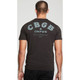 CBGB & Omfug Home of Underground Rock Slogan and Club Logo Men's Black Vintage Fashion T-shirt by Chaser - back