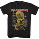 Iron Maiden Killers Album Cover Artwork Men's Unisex Black Fashion T-shirt - front close up