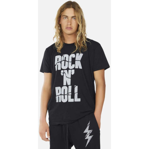 Lauren Moshi Rock 'N' Roll Men's Black Sadler T-shirt