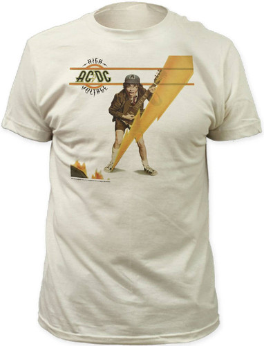 ACDC High Voltage Vintage Album Cover Men/'s T Shirt Metal Rock Band Music Merch