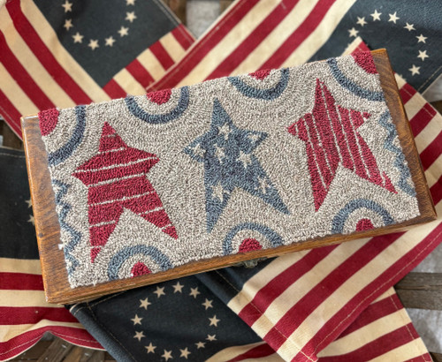 Tattered Stars Punch Needle Pattern