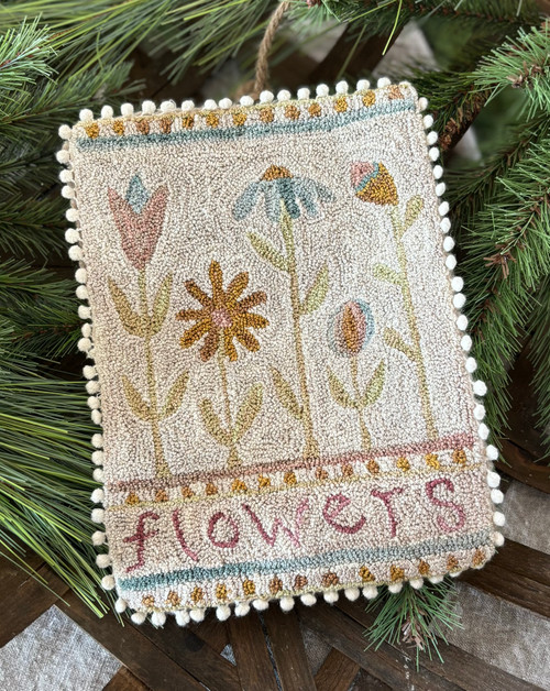 Faded Flowers Punch Needle Pattern