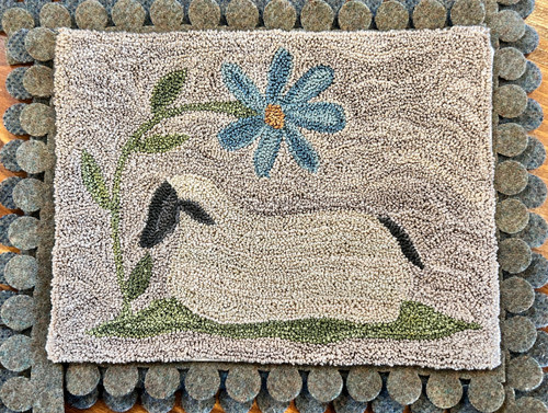 Sleepy Sheep Punch Needle Pattern