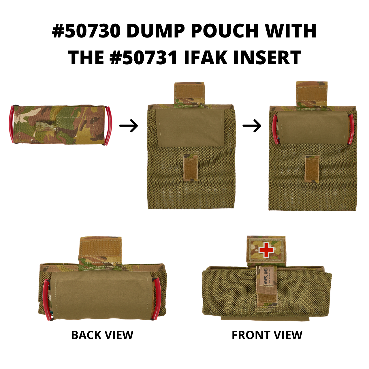 50730 dump pouch with 50731 ifak insert