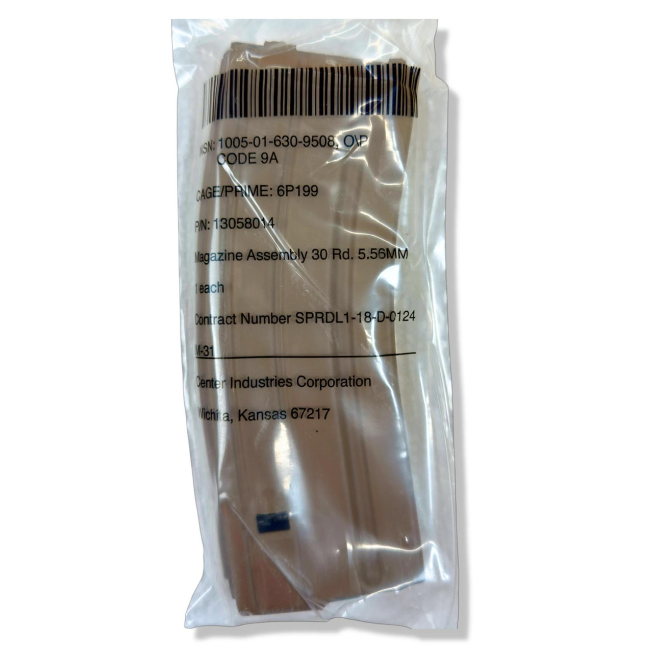 T077 CENTER INDUSTRIES USGI AR-15 30 ROUND MAGAZINE (6P199)