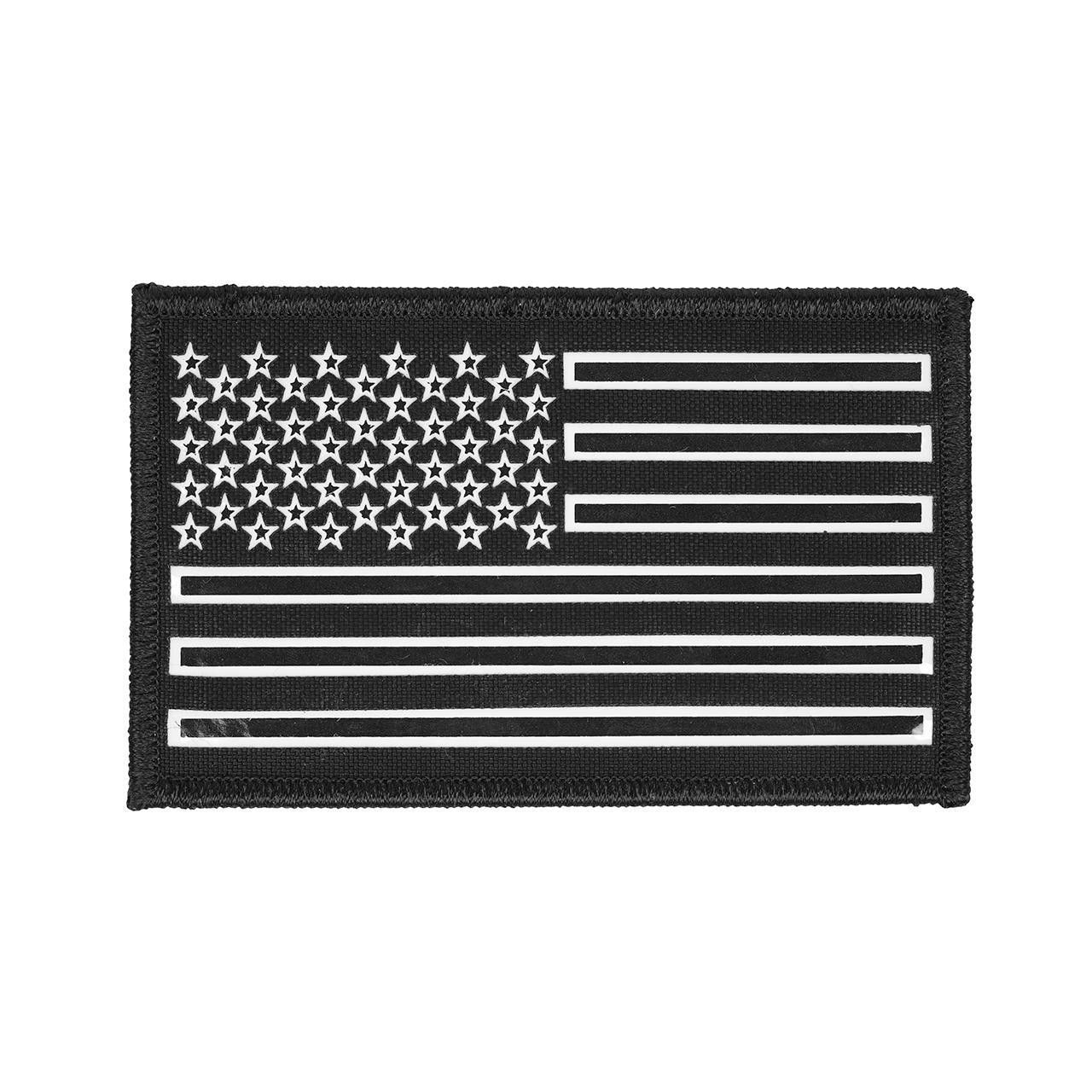 52743 US LARGE FLAG PATCH, IR/LUM, LEFT HAND