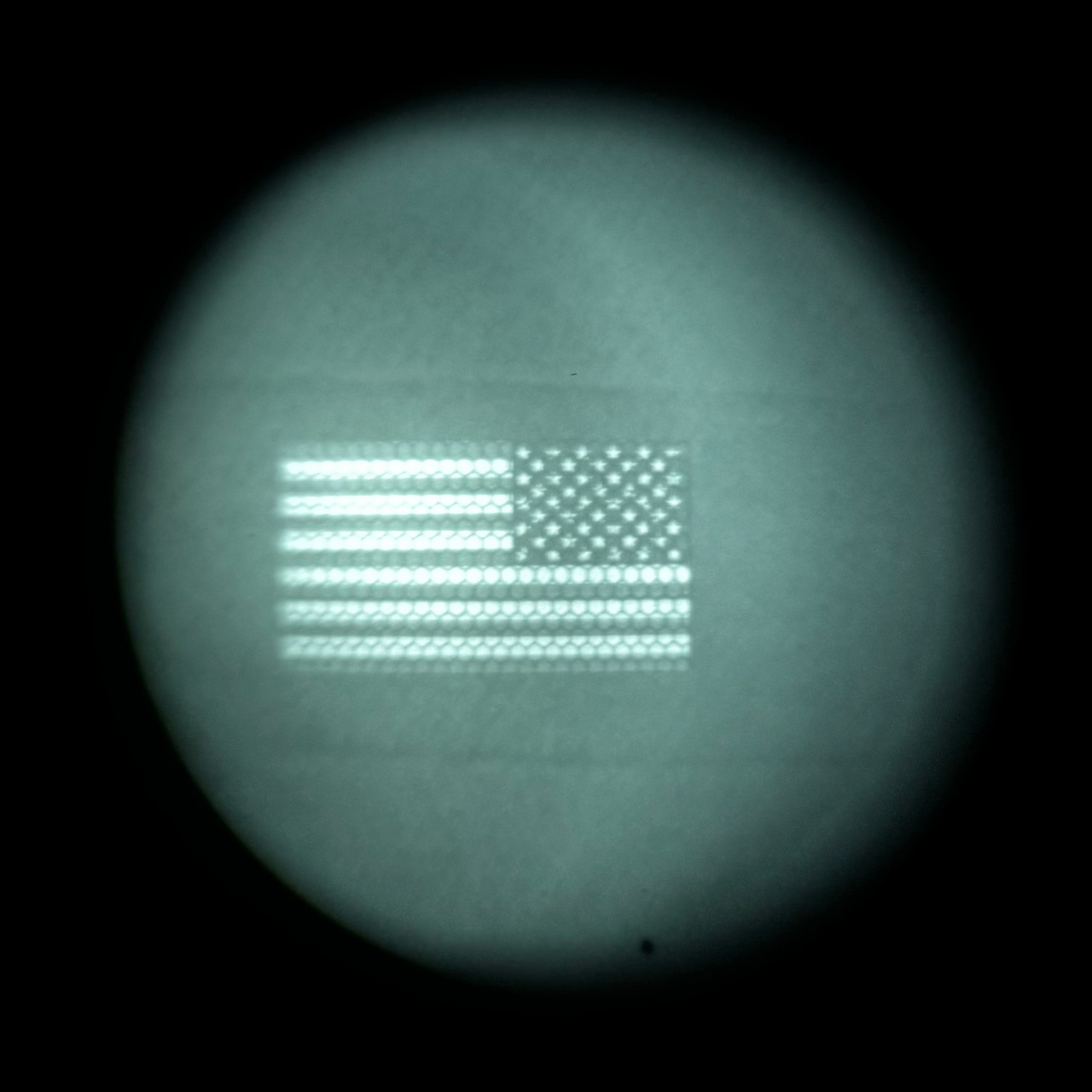 52689 U.S. IR FLAG PATCH, FULL COLOR, REVERSE