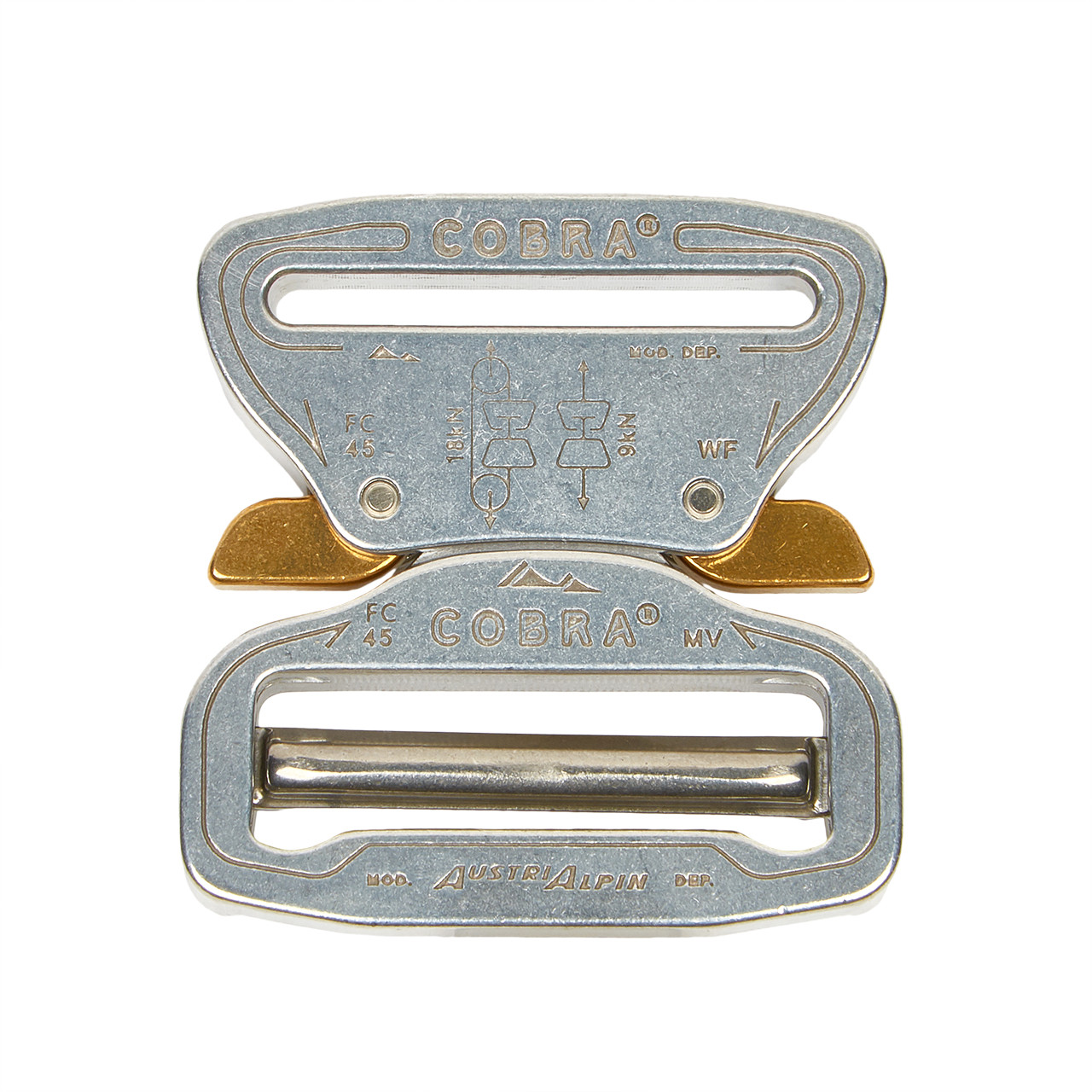 Austri Alpin Cobra Pro-Style Buckle 38mm Polished