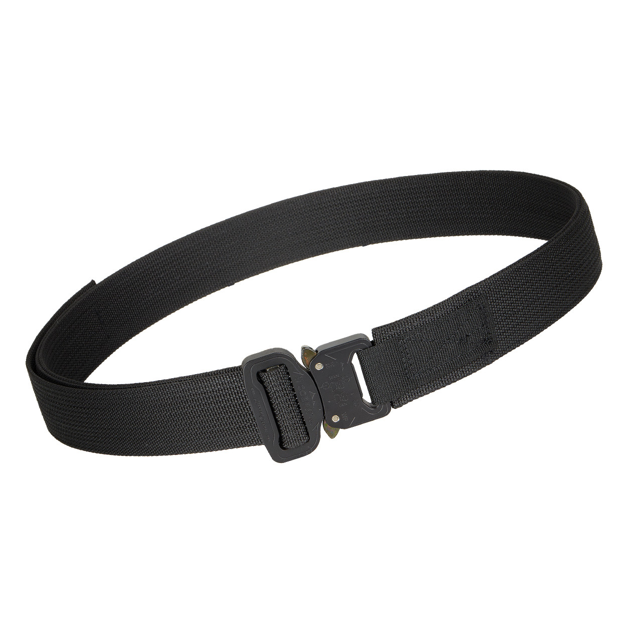 小物 W double nylon belt ovy Striped Woven Belt with Crocodile Tabs and Brushed Nickel O