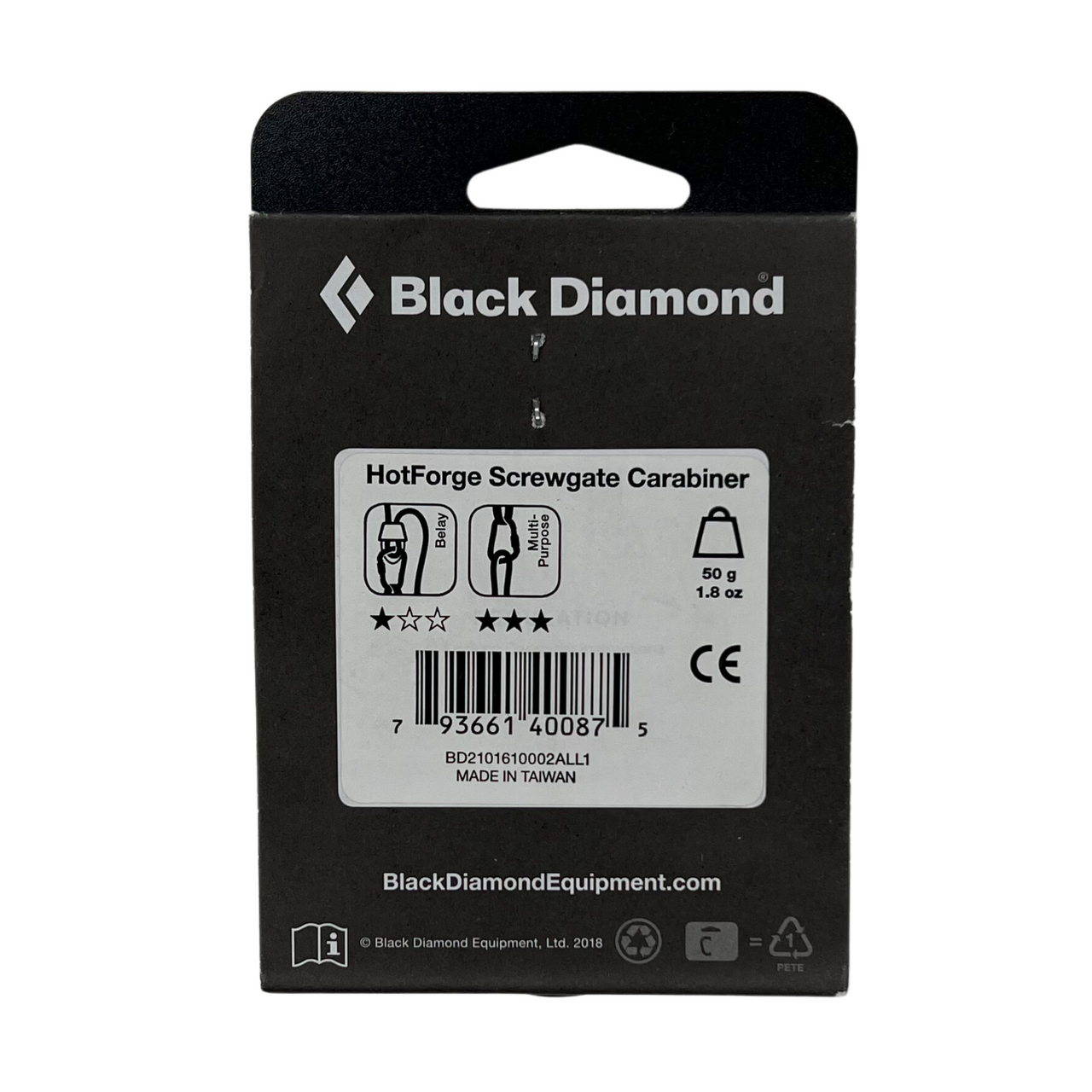 52634 BLACK DIAMOND SCREWGATE CARABINER
