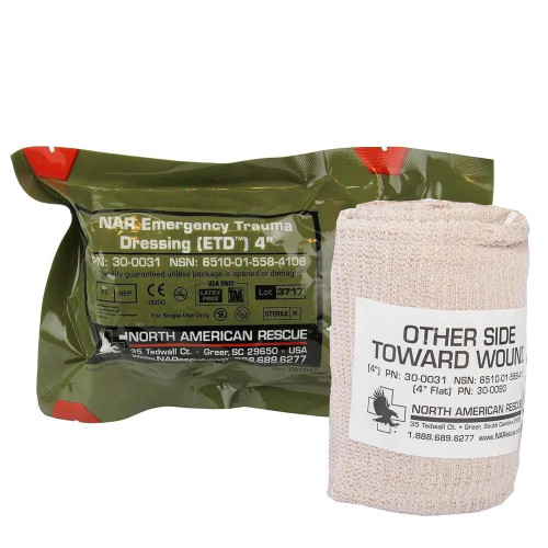 T071 TRAINING NAR 4" EMERGENCY TRAUMA DRESSING