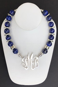 Lapis Lazuli Necklace with Silver