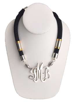 Single Cord Necklace: Ebony Black