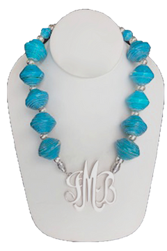 African Blue-Green Necklace