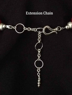 Single Cord Necklace: Herringbone (Black & White)