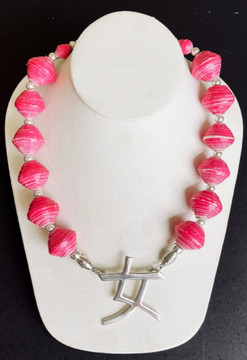 African Pink Necklace