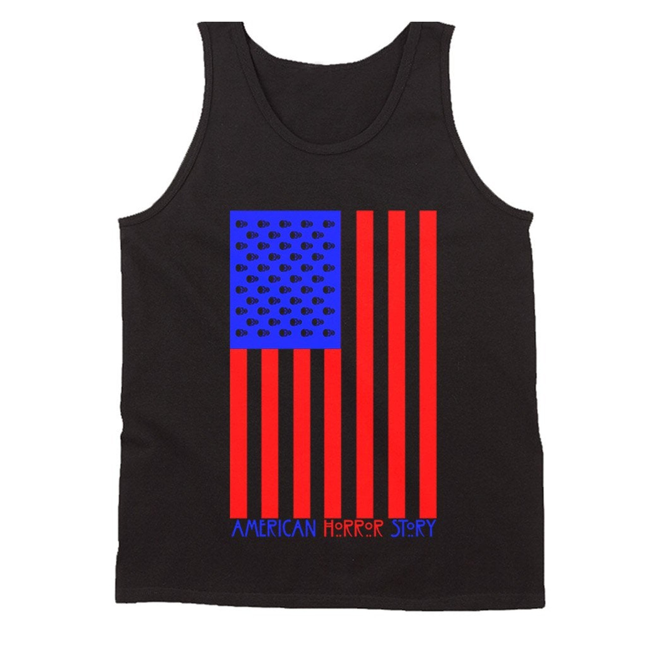 American Horror Story Usa Flag V2 Ahs 1984 Man's Tank Top