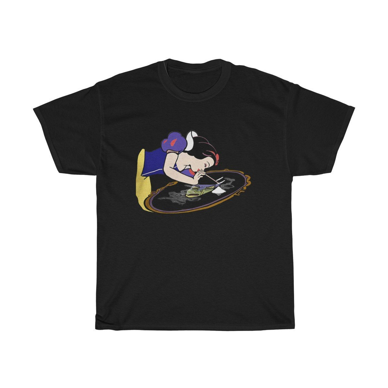 Snow White Cocaine Funny Disney Man's T-Shirt Tee